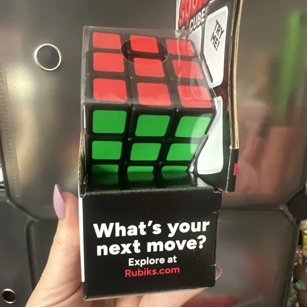 Rubik’s Squish Cube 50th Anniversary Spin Master Solvable Fidget Puzzle